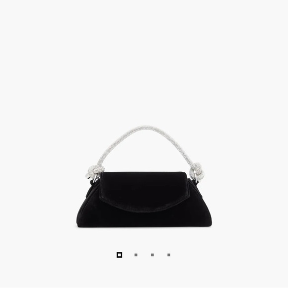 Call It Spring Handbags - Call It Spring Black Mini Bag with Silver Handle